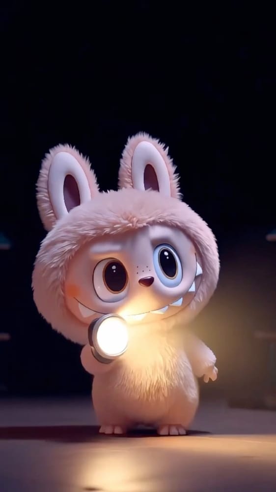 Labubu in the Starry Abyss