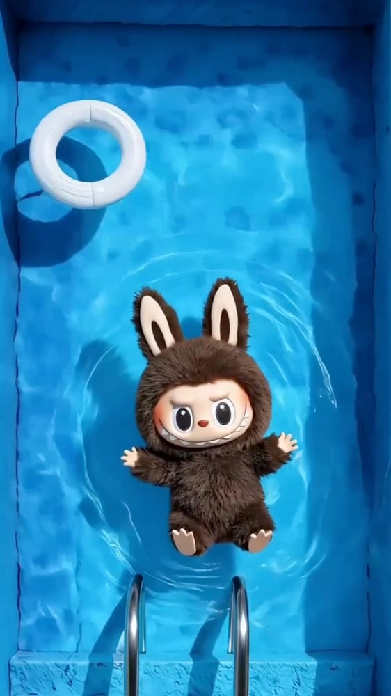 Labubu's Poolside Chill
