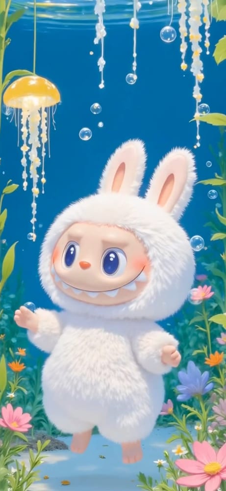 Underwater Labubu