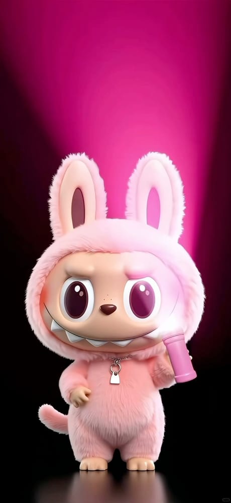 Neon Glow Bunny Labubu