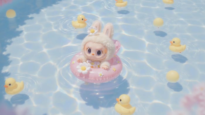 Duck Float Labubu
