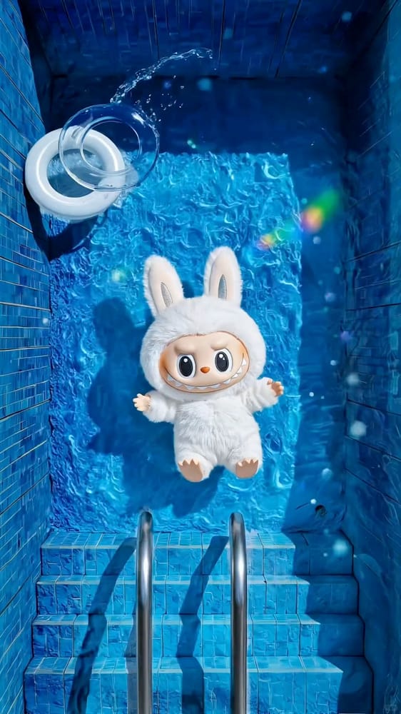 Underwater Bunny Labubu